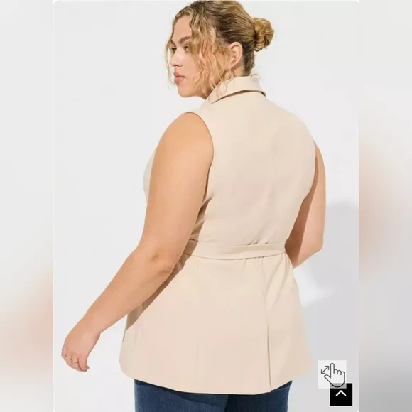 Torrid Studio Blazer Vest - Picture 3 of 7